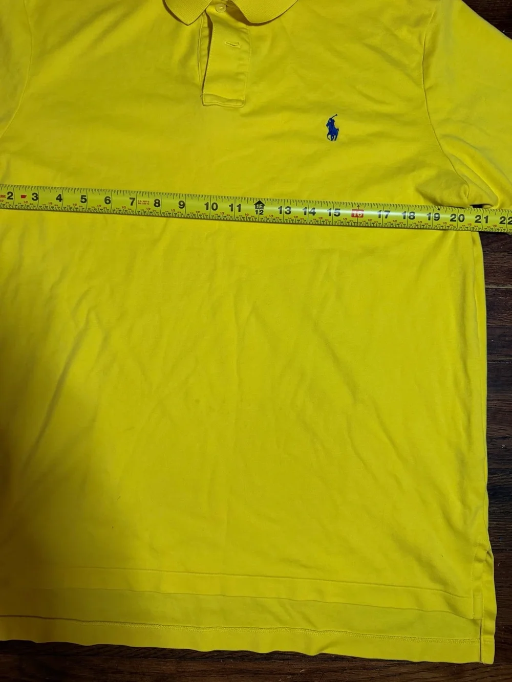 Ralph Lauren Men’s Bright Yellow Polo with Navy Pony
